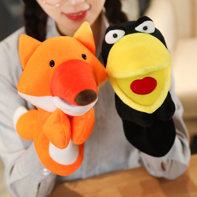 Kids Education Story - Boneka Tangan Bayi Burung Gagak Rubah