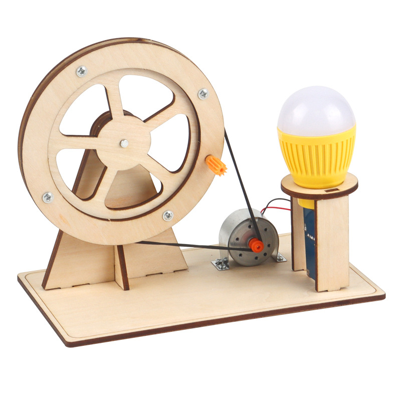 Kids Doctor Education - Generator tangan kayu mainan sains anak