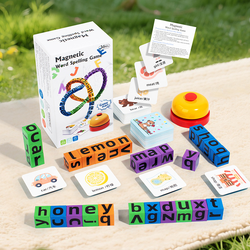 Game Educational For Kids Free - 4 Pemain Anak-anak Kubus Kata Magnetik