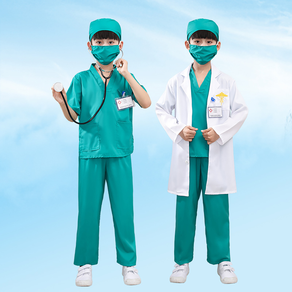 7 Buah/Pak Jas Lab Seragam Med - Kids Doctor Education ulasan dan harga