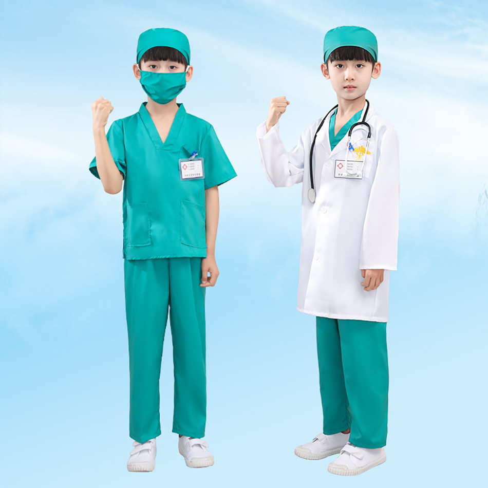 7 Buah/Pak Jas Lab Seragam Med - Kids Doctor Education ulasan dan harga