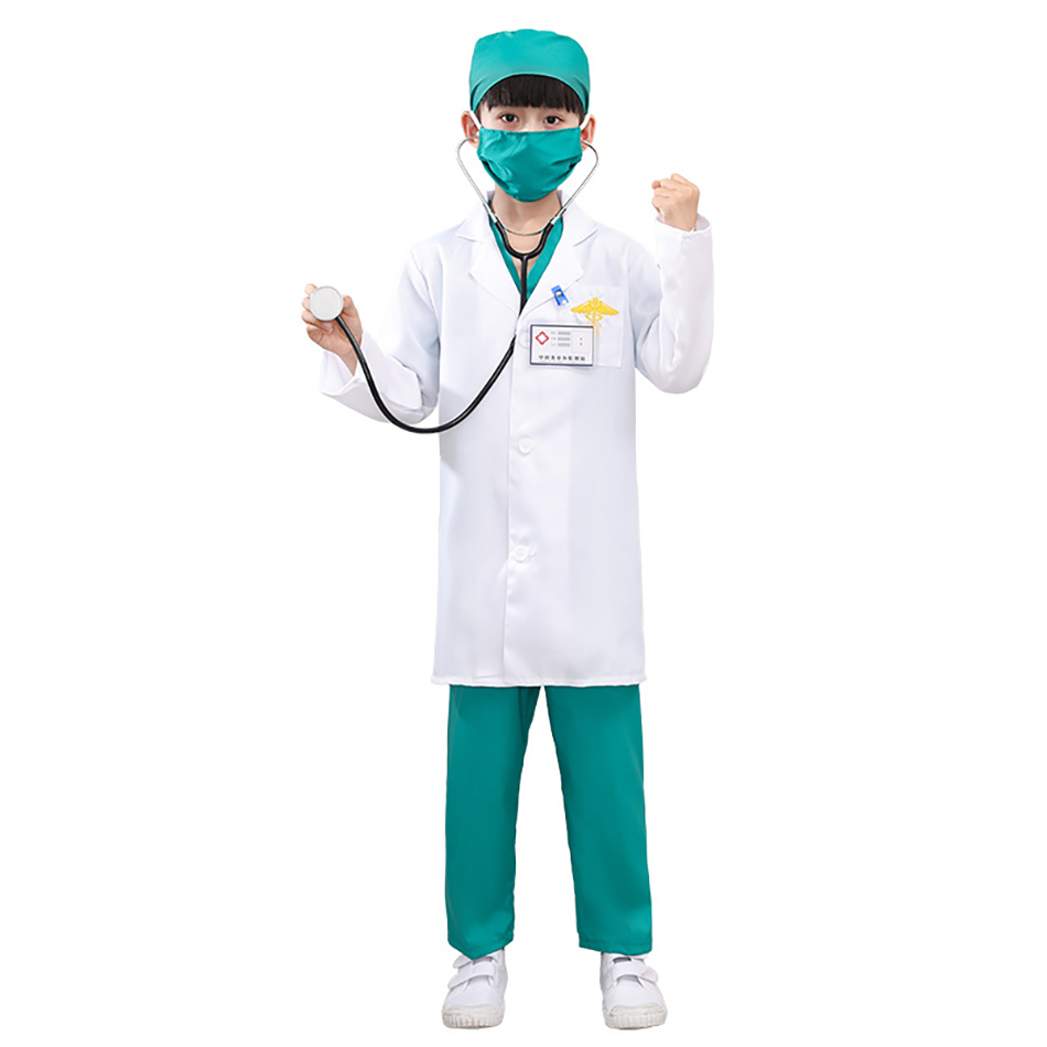 7 Buah/Pak Jas Lab Seragam Med - Kids Doctor Education ulasan dan harga