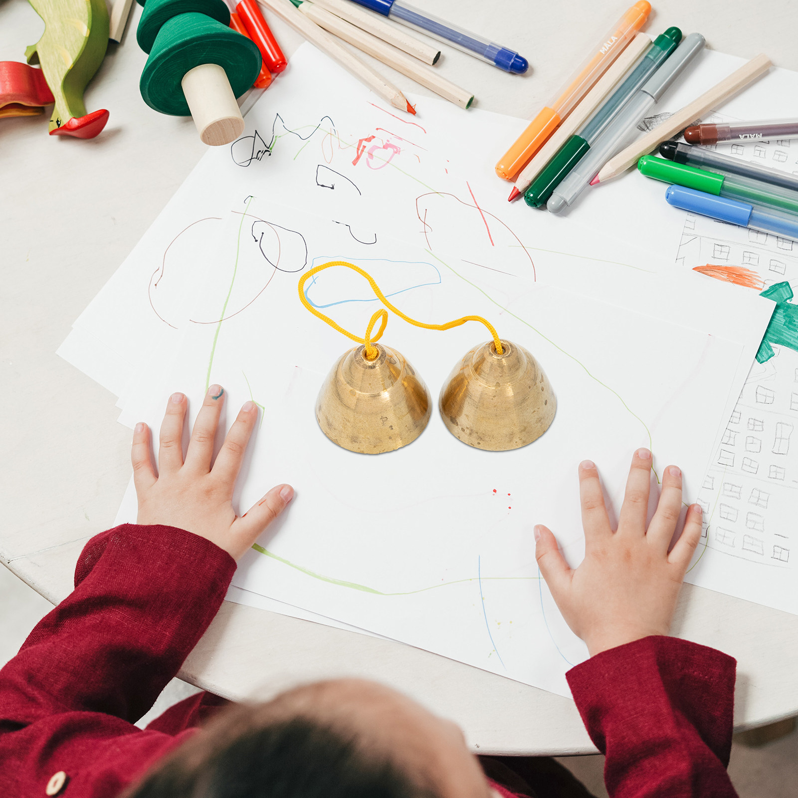 1 Pasang Lonceng Edukasi Musik - Kids Education Bell ulasan dan harga