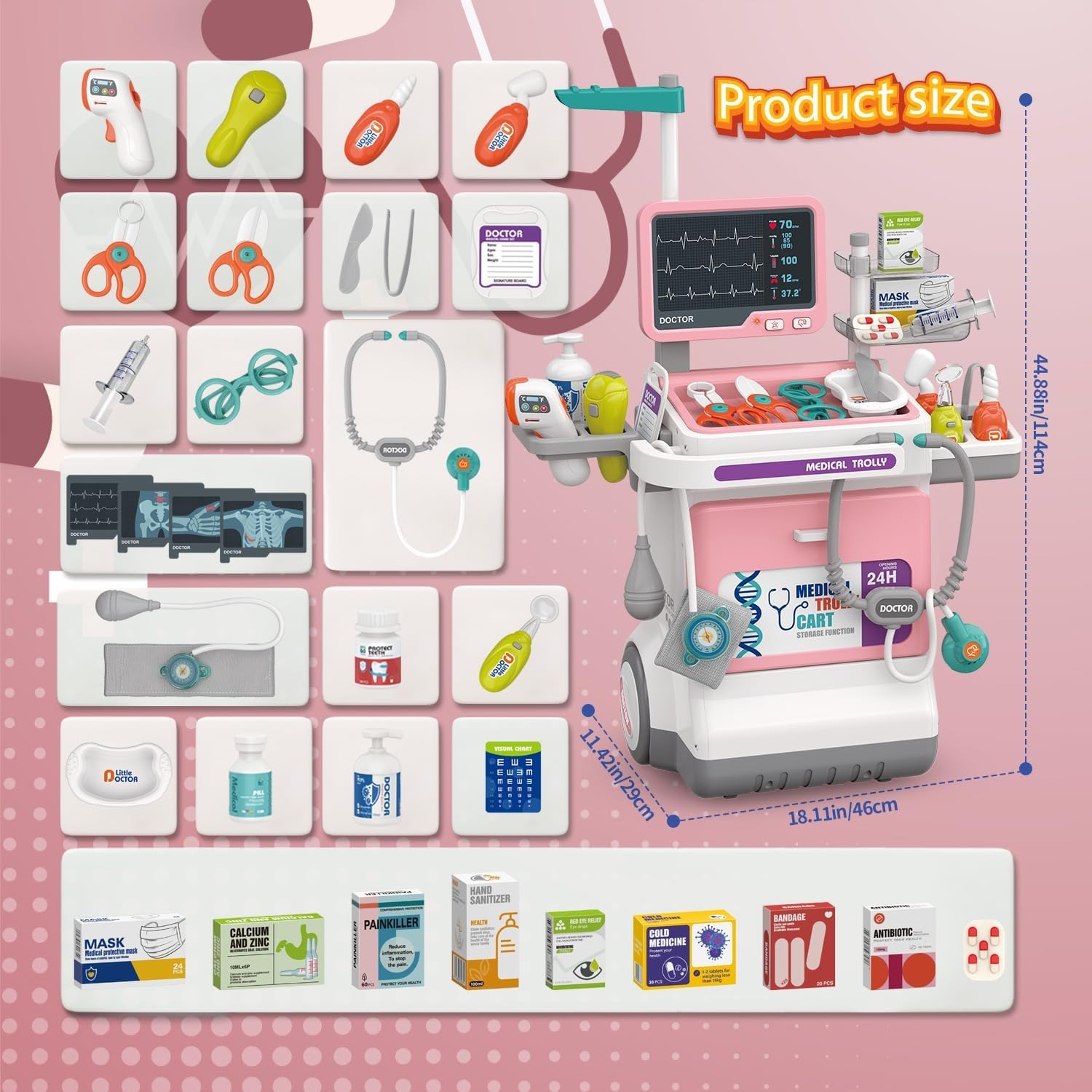 Set Permainan Dokter Anak Delu - Kids Doctor Education ulasan dan harga