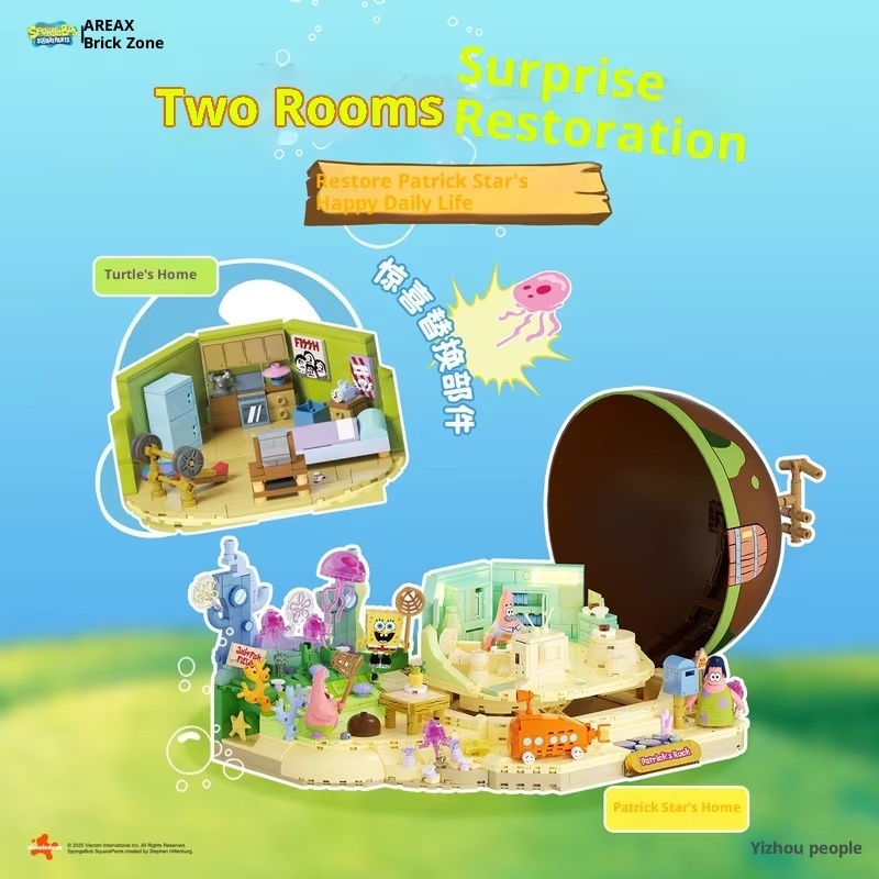 Set Blok Bangunan Spongebob Pa - Kids Education Product ulasan dan harga