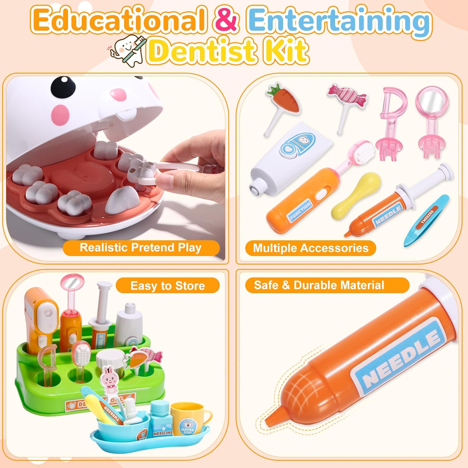 Perlengkapan Dokter Gigi Set M - Kids Doctor Education ulasan dan harga