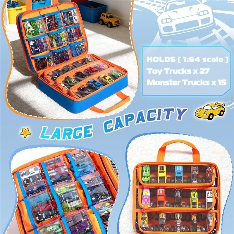 MACH- Kotak Penyimpanan Truk D - Hot Wheels Car Monster Trucks ulasan dan harga