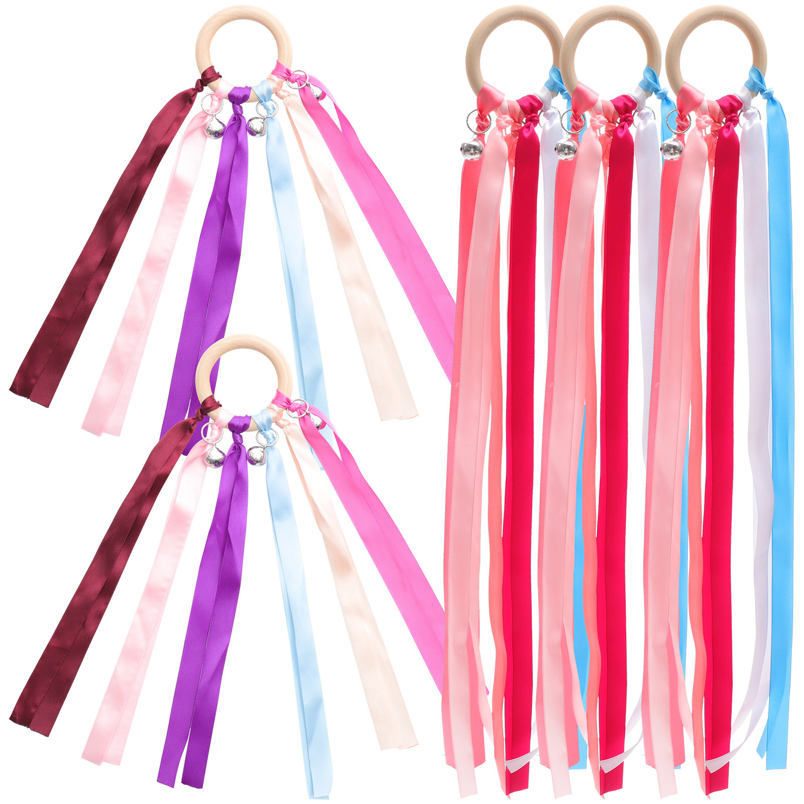 5Pcs Pita Tangan Pelangi, Lonc - Kids Education Bell ulasan dan harga