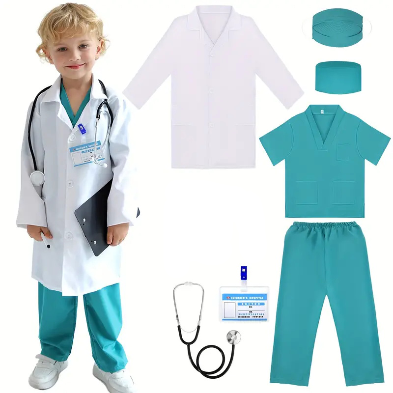 Pakaian Cosplay dokter perawat - Kids Doctor Education ulasan dan harga