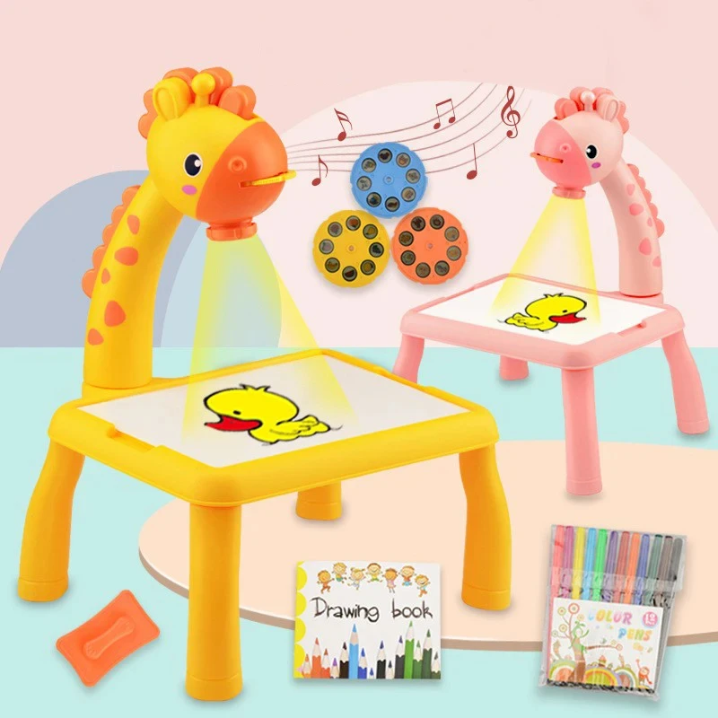 Mainan papan gambar untuk anak - Drawing Projector Kids ulasan dan harga