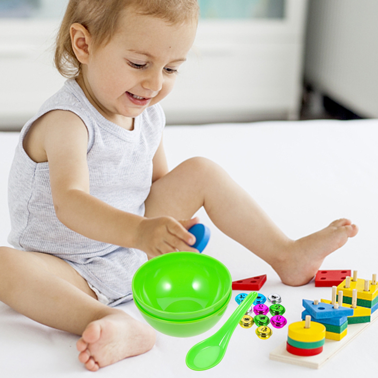 1Set Mainan Edukatif Scooping  - Kids Education Bell ulasan dan harga