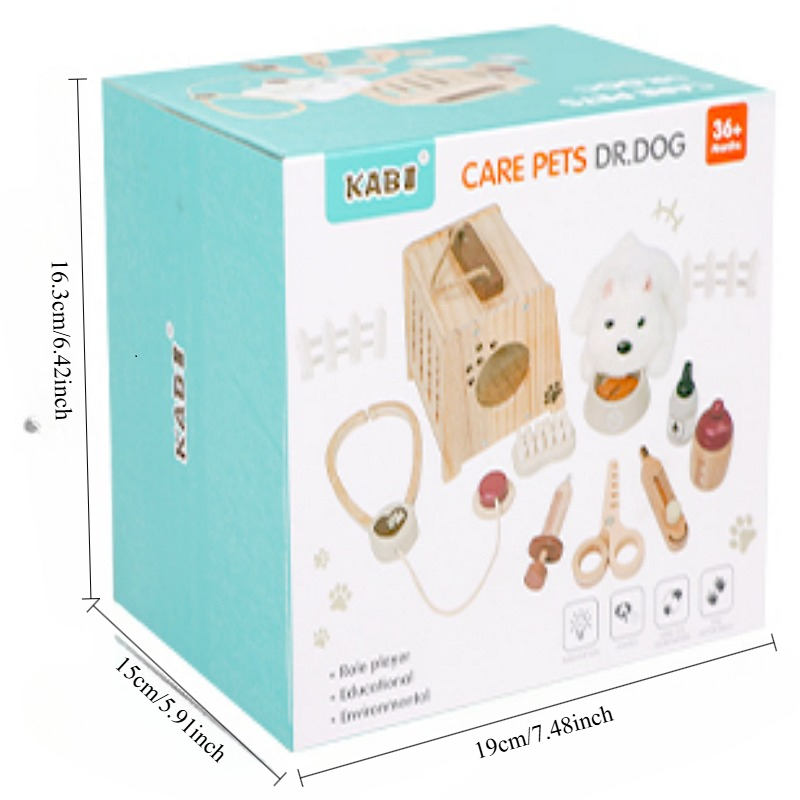 Perlengkapan Dokter Hewan Kayu - Kids Doctor Education ulasan dan harga