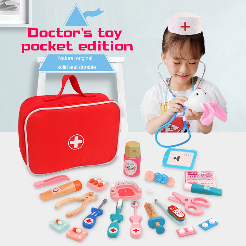 Mainan Dokter-Dokteran Kayu Si - Kids Doctor Education ulasan dan harga