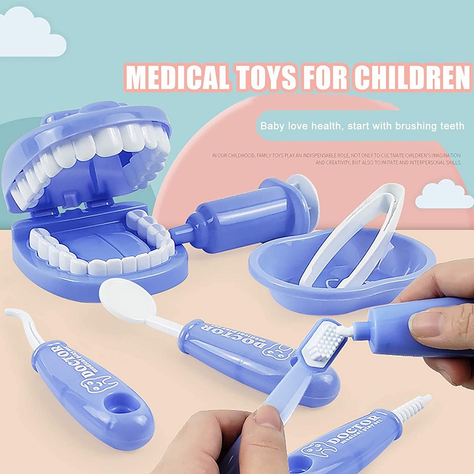 Mainan Kit Dental, 9 buah main - Kids Doctor Education ulasan dan harga